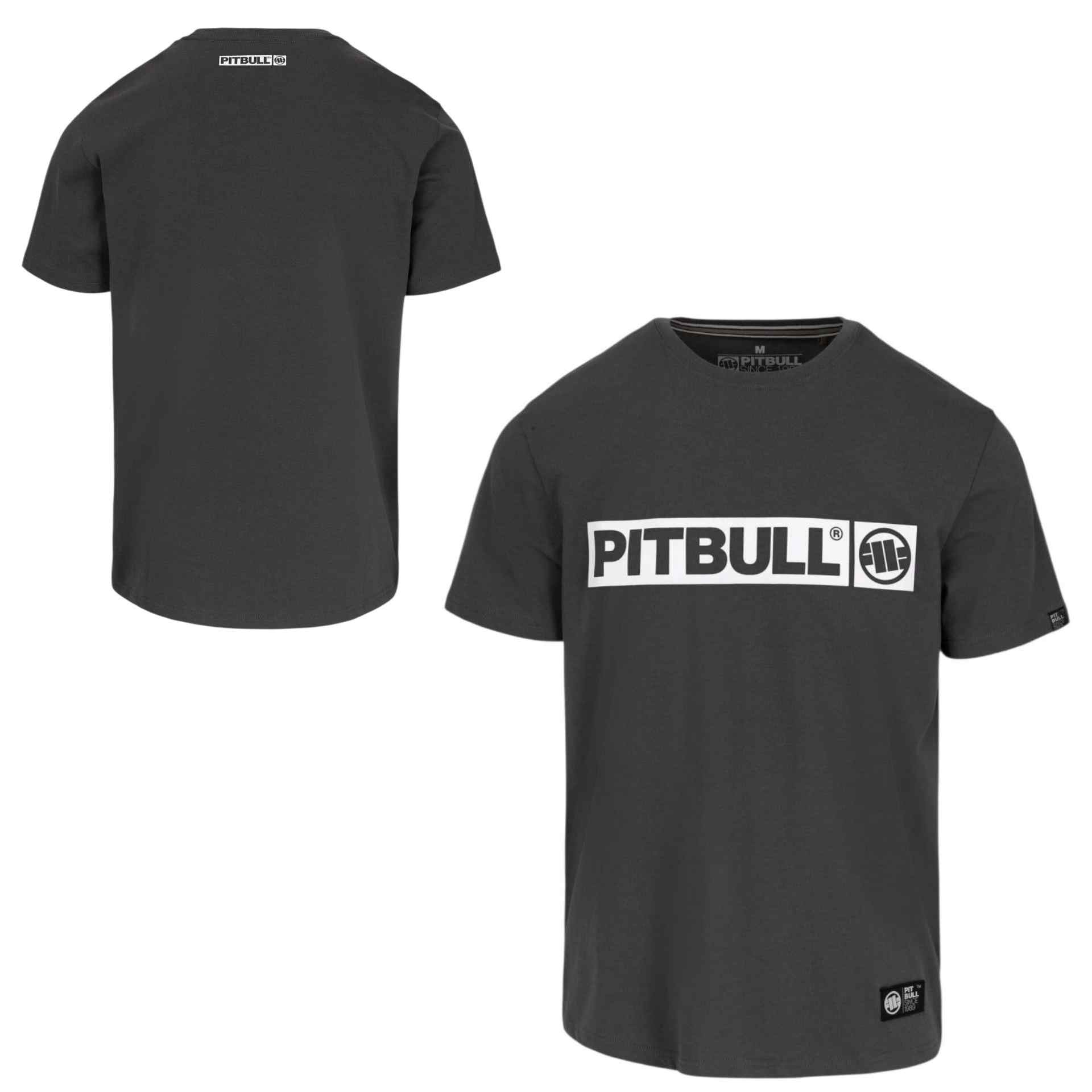 Pit Bull Herren T-Shirt Hilltop Dunkelgrau