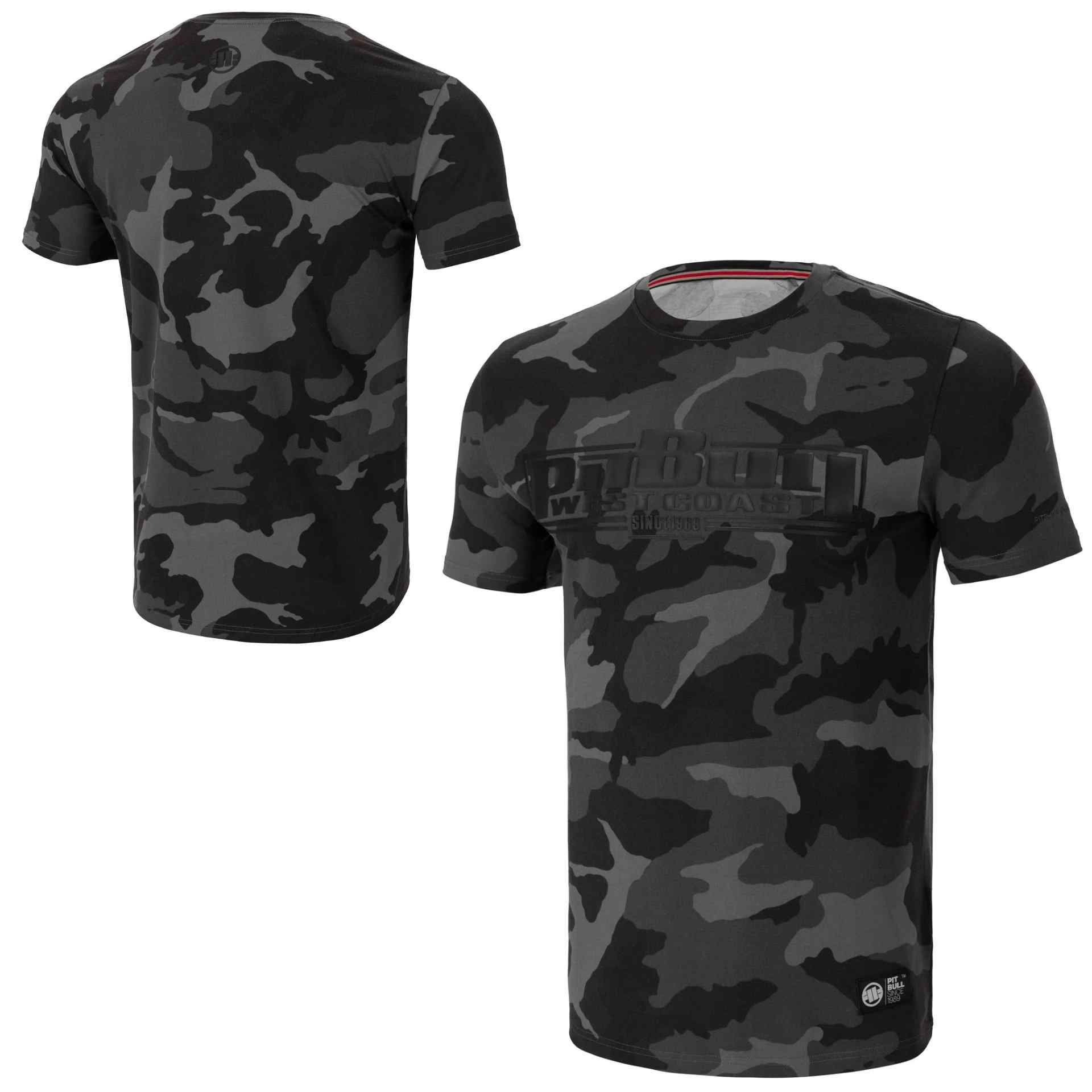 Pit Bull T-Shirt Classic Boxing Schwarz Camo