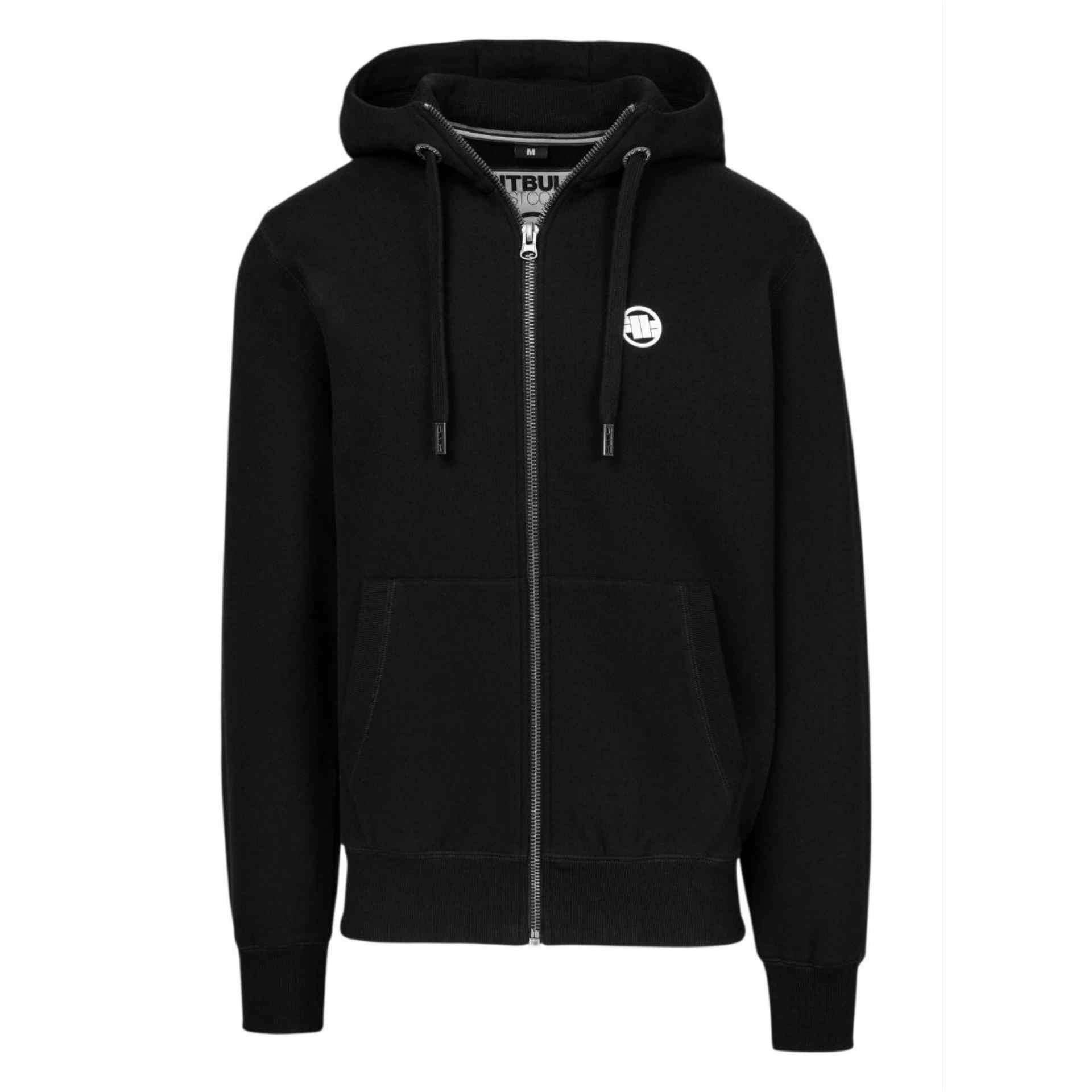 Pitbull Kapuzenjacke Small Logo Schwarz