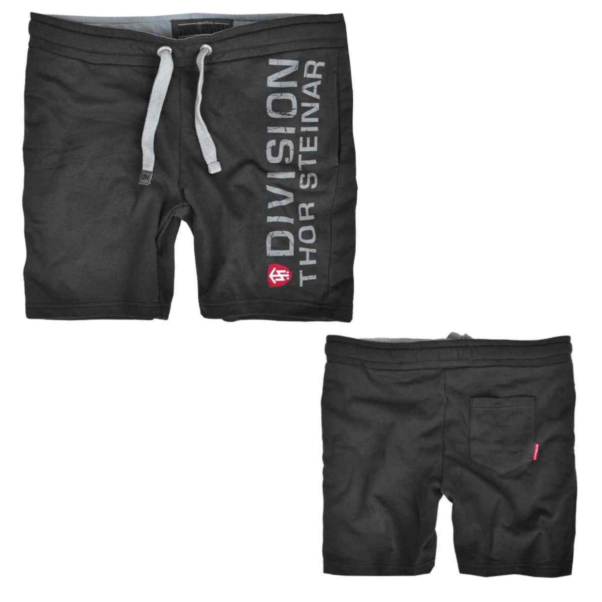 Thor Steinar Sweatshorts M4 Division Schwarz