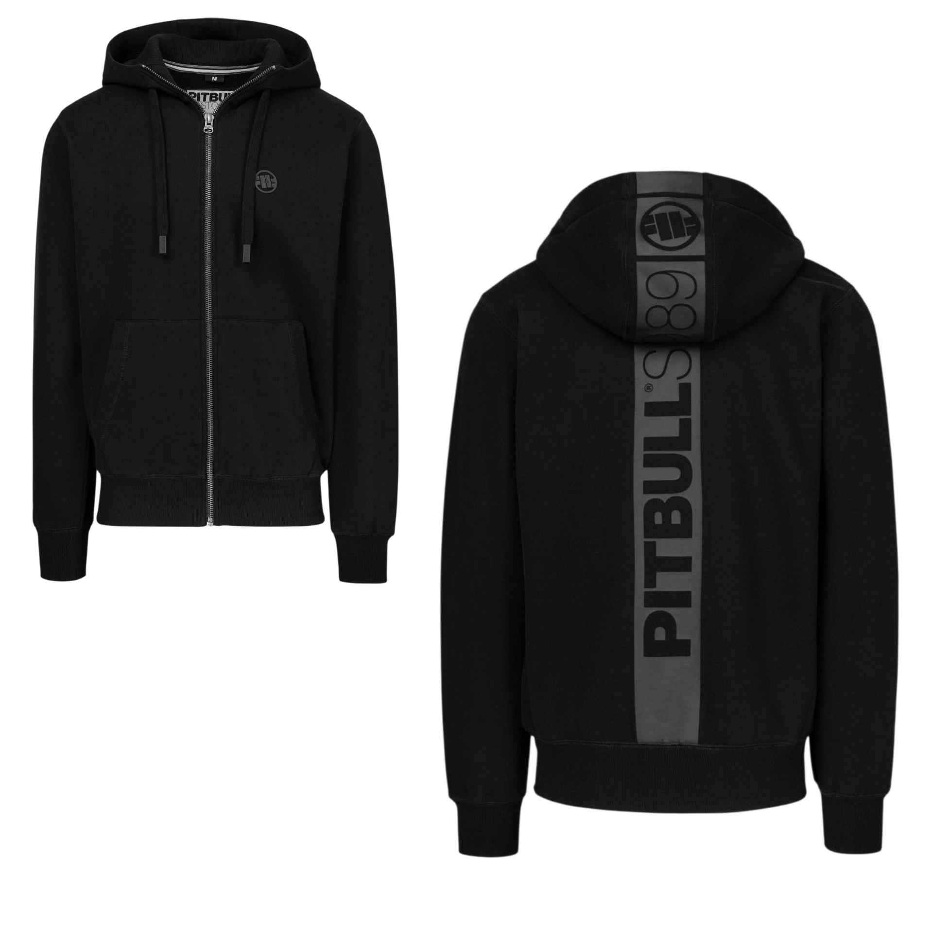 Pitbull Kapuzenjacke Hilltop 22 Schwarz