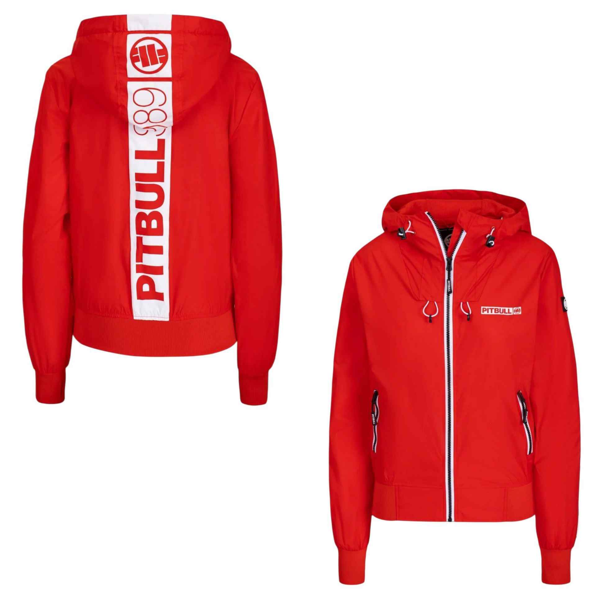 Pit Bull Damenjacke Aaricia Hilltop Flammenrot