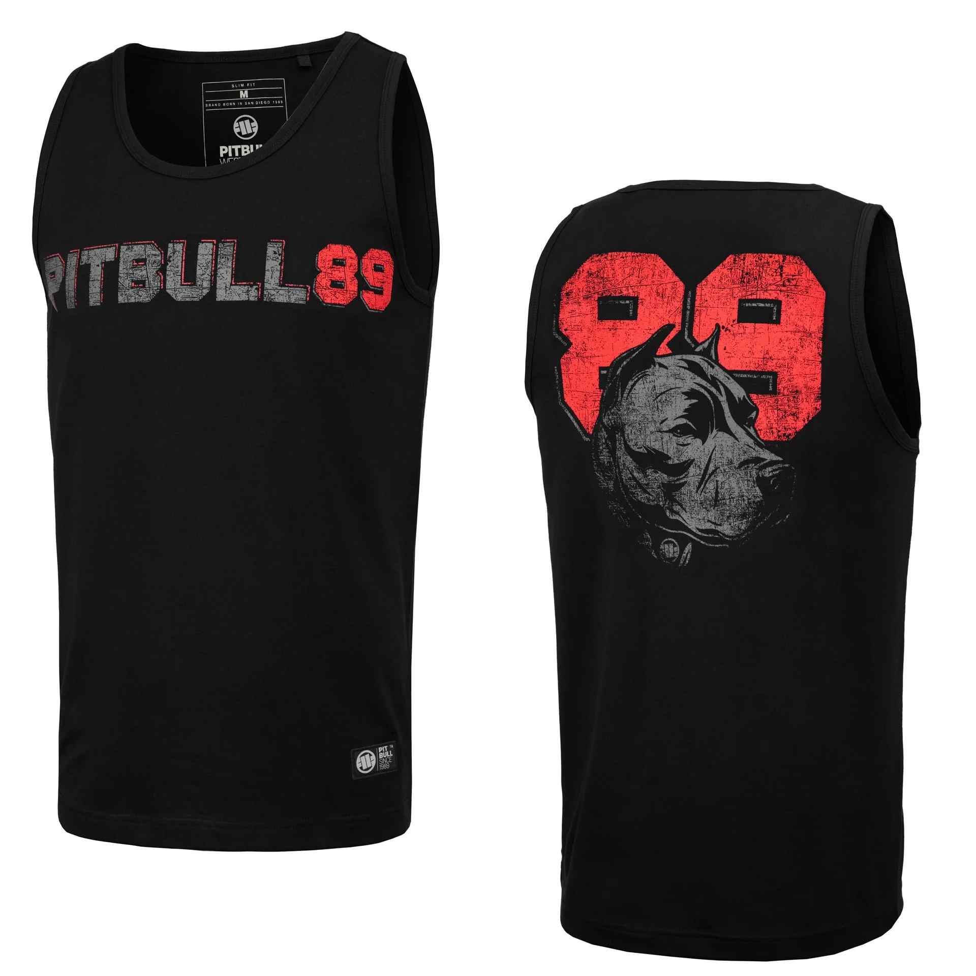 Pit Bull Tank Top Dog 89 Schwarz
