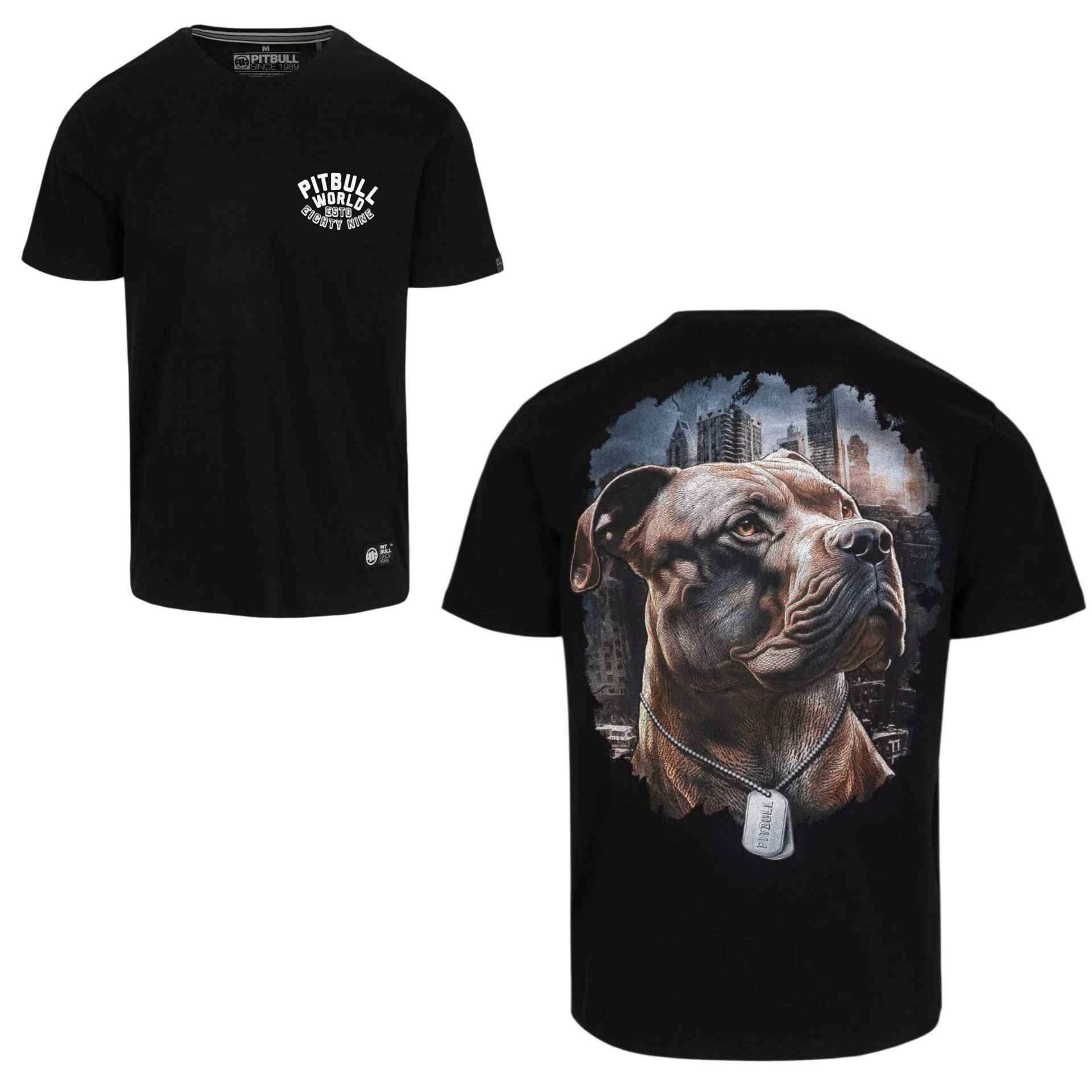 Pit Bull T-Shirt Hero Schwarz