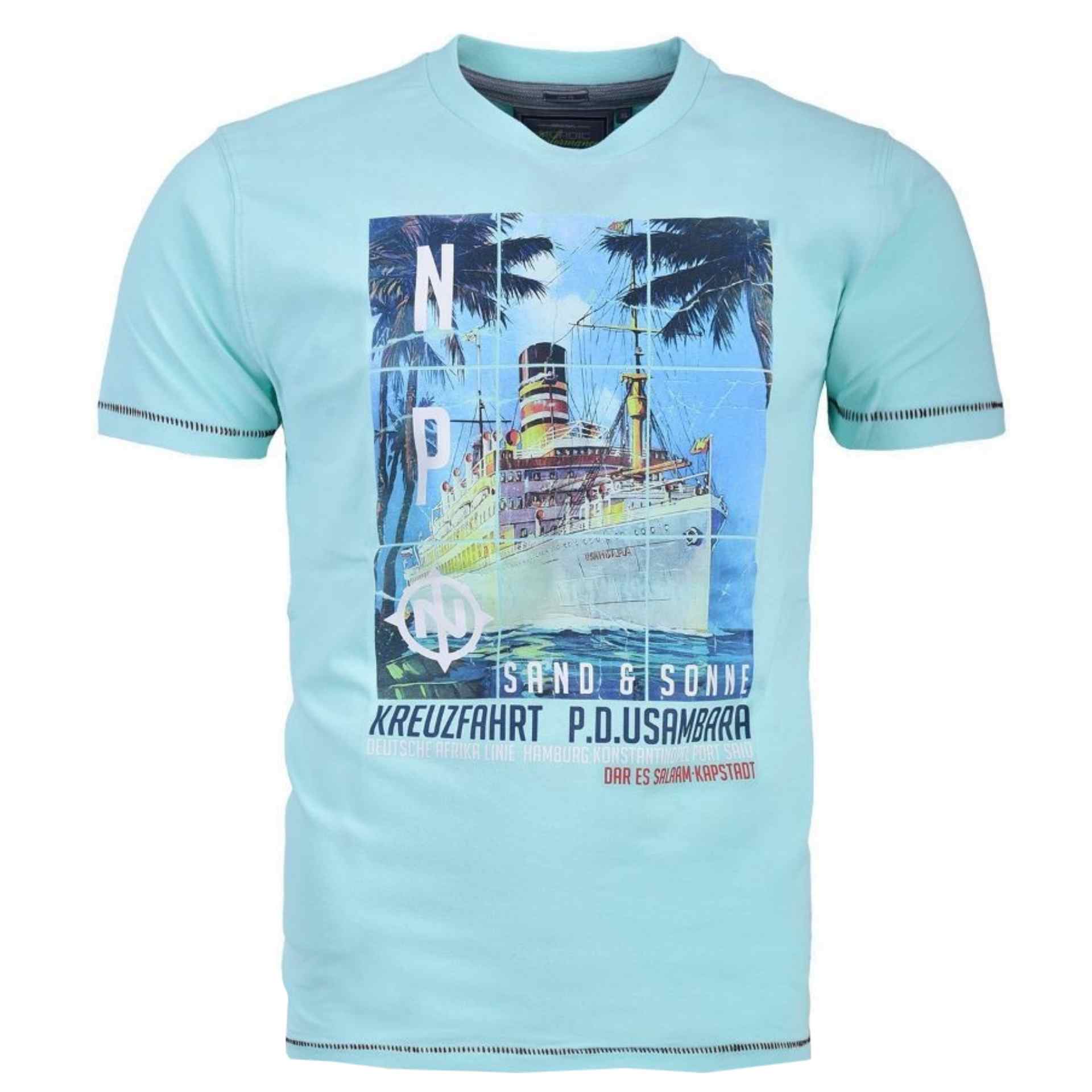 Thor Steinar T-Shirt Kreuzfahrt Hellblau